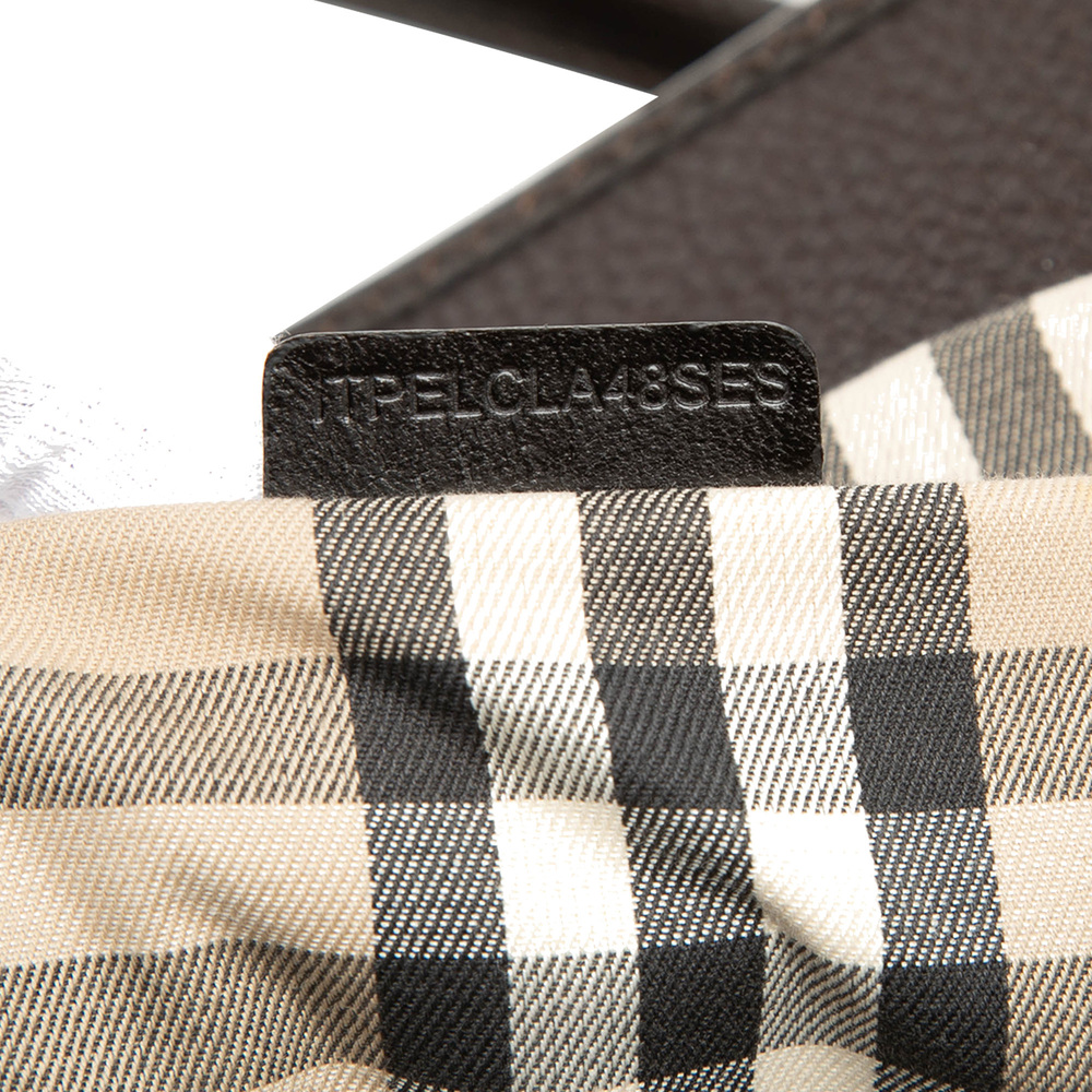 Pre-Loved Burberry Small Grained Calfskin Canterbury Tote - Picture 6 of 7